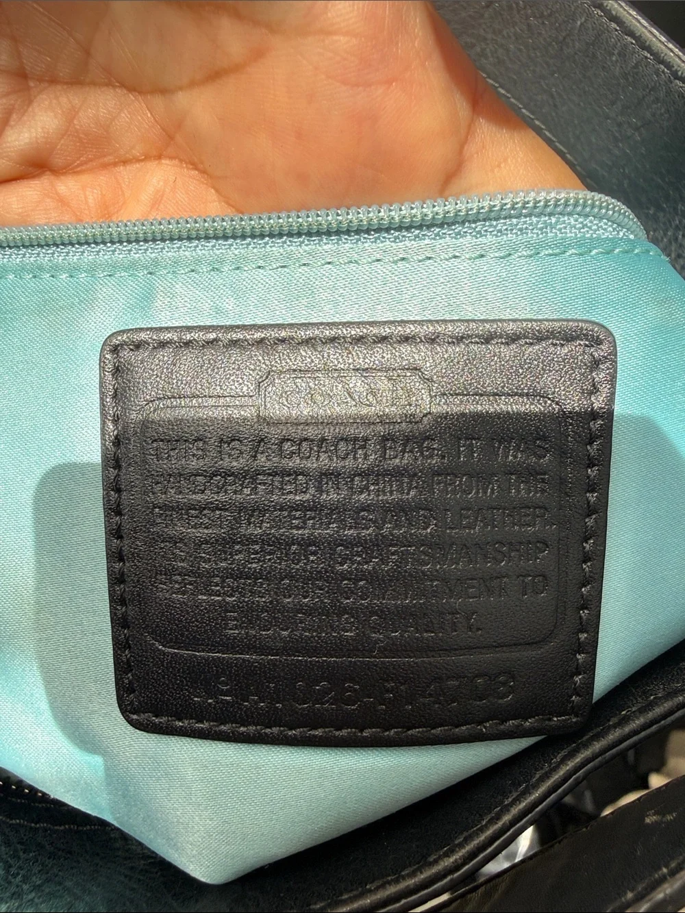Coach signature canvas